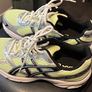 Asics Women's Shoes in Lime Green and Black